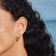 Ania Haie - Entwined Dual Huggie Hoop Earrings - Gold
