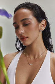 Ania Haie - Graduated Pave Arc Necklace - Gold