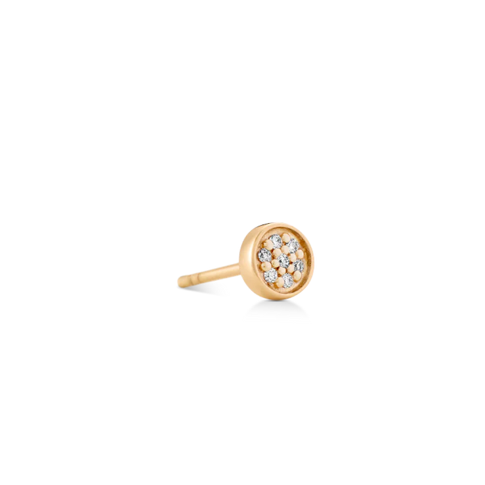 Ro Copenhagen - Rock Diamond Single Earring - 18kt Yellow Gold