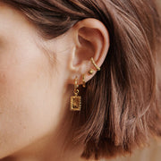 Daisy London - Marguerite Daisy Stud Earrings - Gold