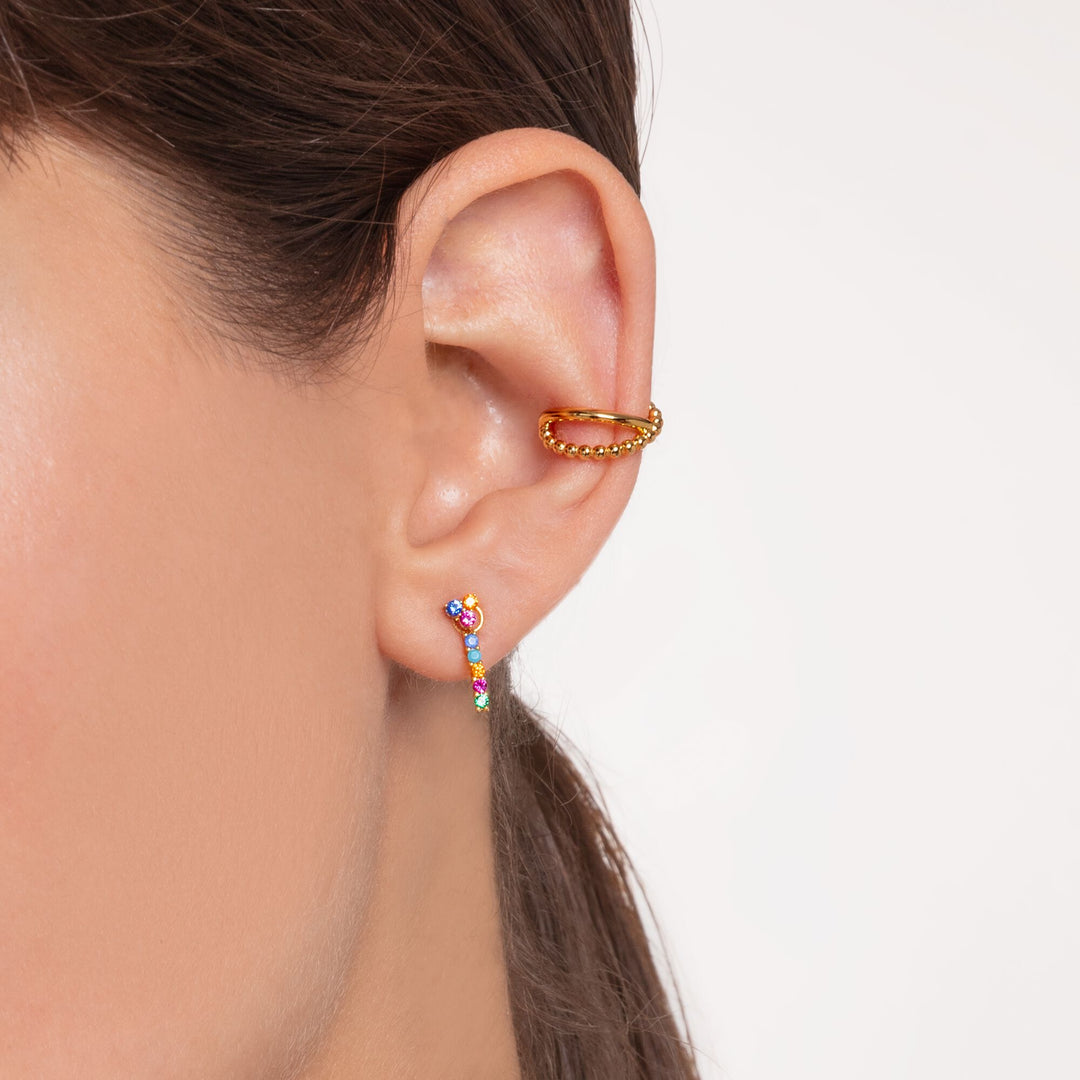 Thomas Sabo - Criss Cross Dots Ear Cuff - Gold