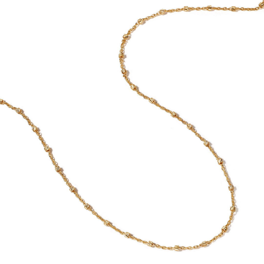 Daisy London - Cosmo Beaded Chain Necklace - Gold