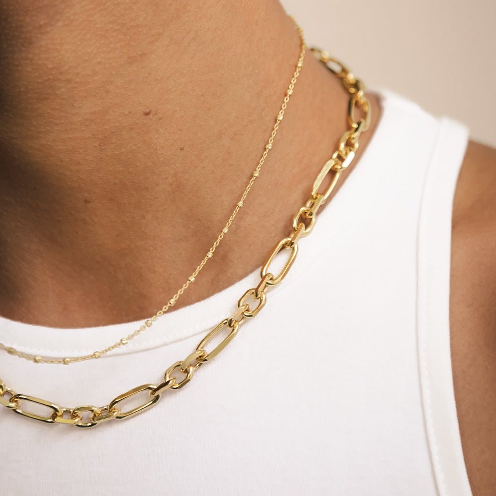 Daisy London - Nova Modern Chain Necklace - Gold