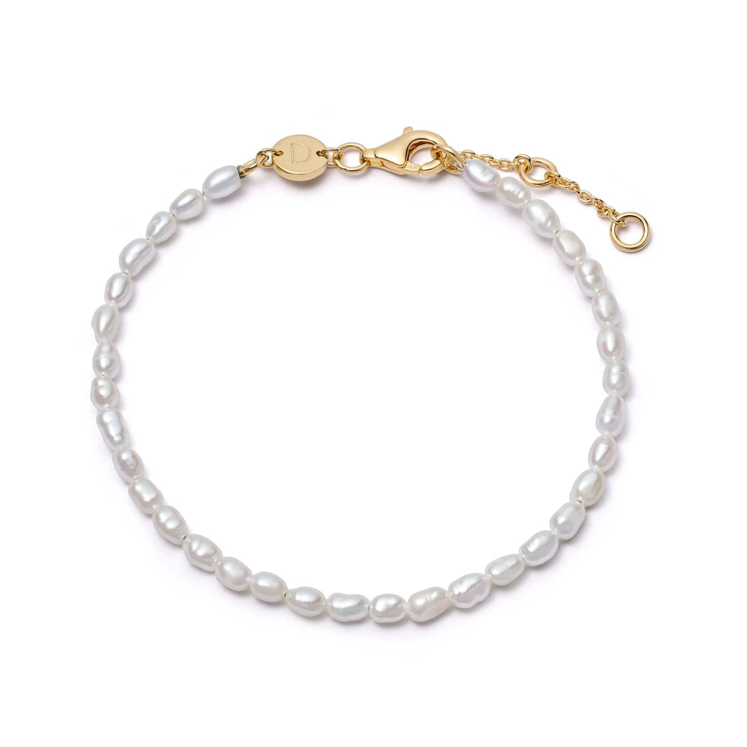 Daisy London - Freshwater Seed Pearl Bracelet - Gold