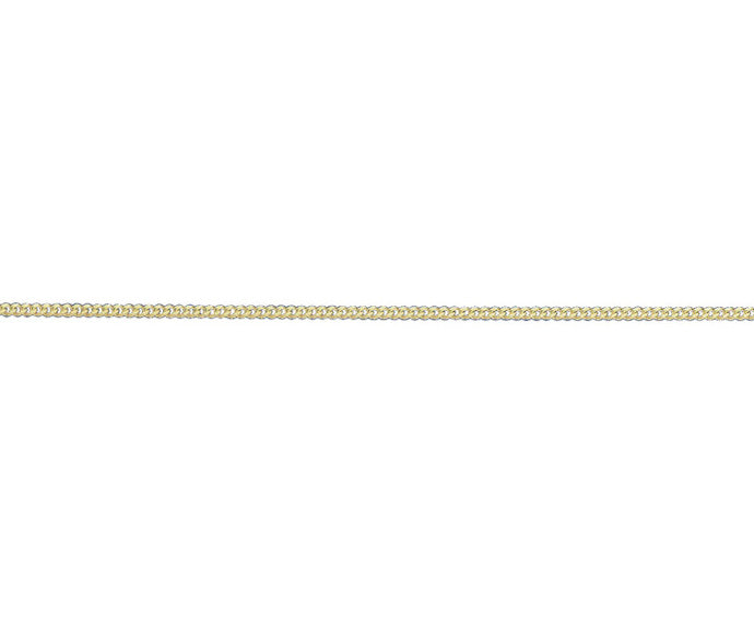 RUBIROX - Filed Curb Chain - 9ct Yellow Gold - Adjustable