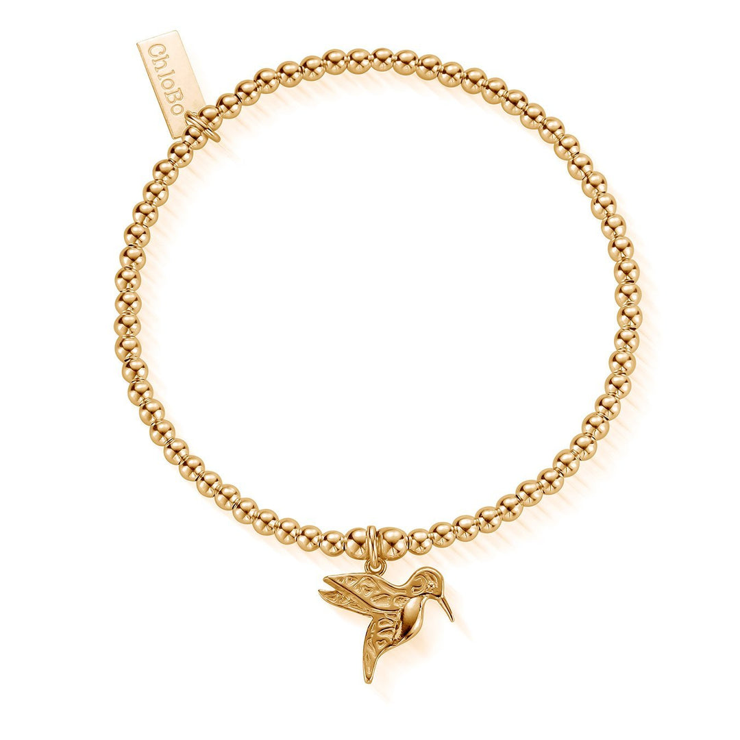 ChloBo - Cute Charm Hummingbird Bracelet - Gold