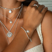 ChloBo - Sheltered Glow Bracelet - Silver