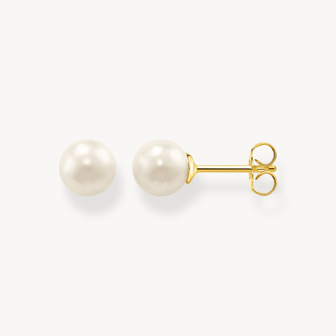 Thomas Sabo - Pearl Stud Earrings - Gold