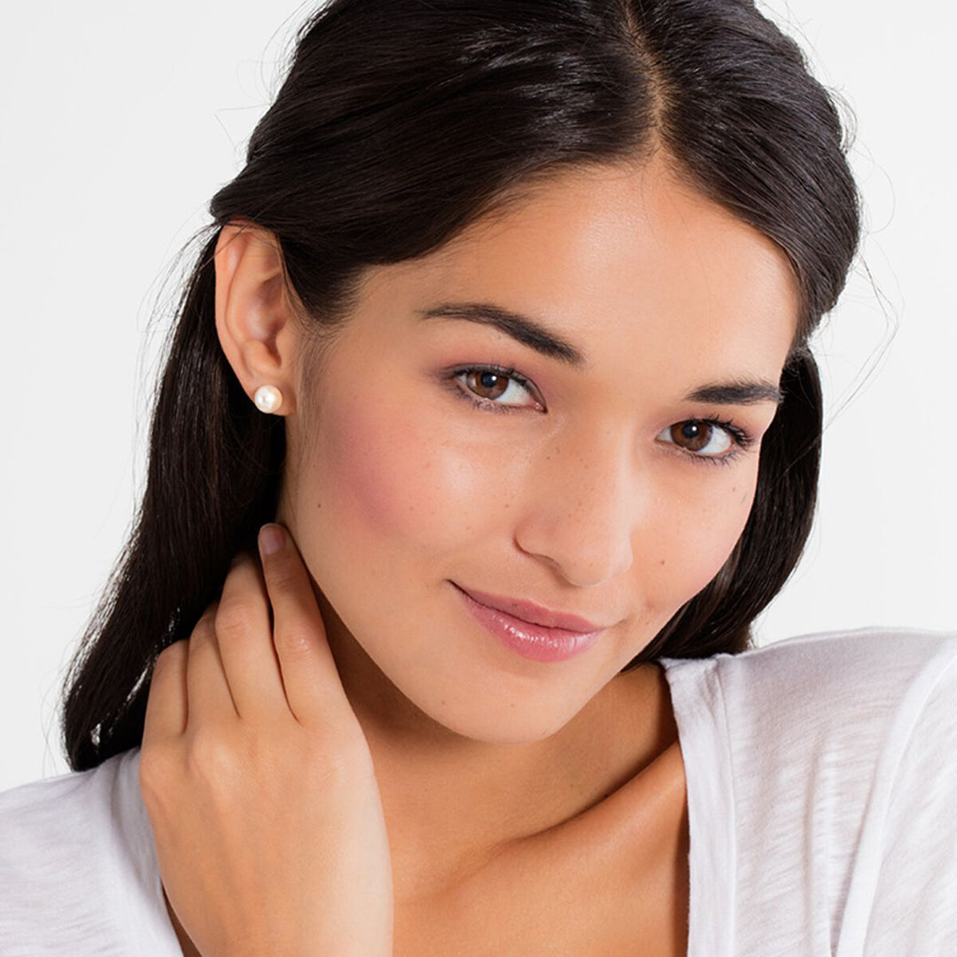 Thomas Sabo - Pearl 0.8cm Stud Earrings - Silver