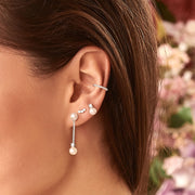 Thomas Sabo - Silver Zirconia Single Ear Stud Climber