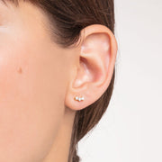 Thomas Sabo - Yellow Gold Zirconia Single Ear Stud Climber