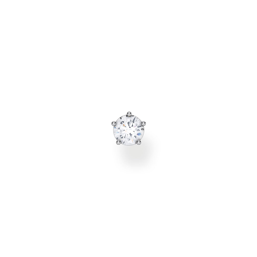 Thomas Sabo - Silver Zirconia Single Ear Stud - Large