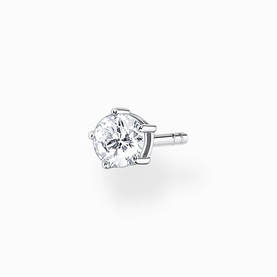 Thomas Sabo - Silver Zirconia Single Ear Stud - Large