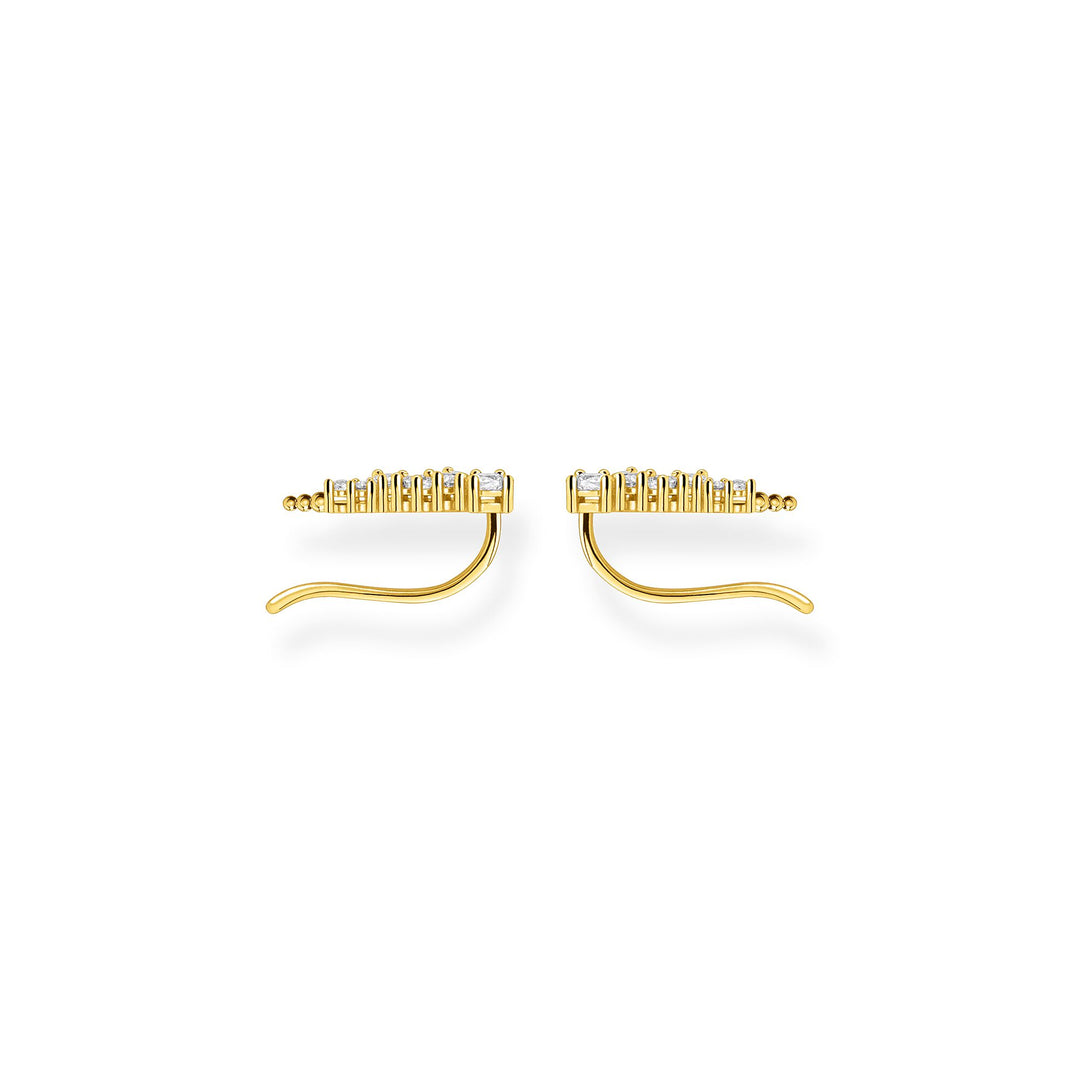 Thomas Sabo - White Stones Ear Climbers Gold