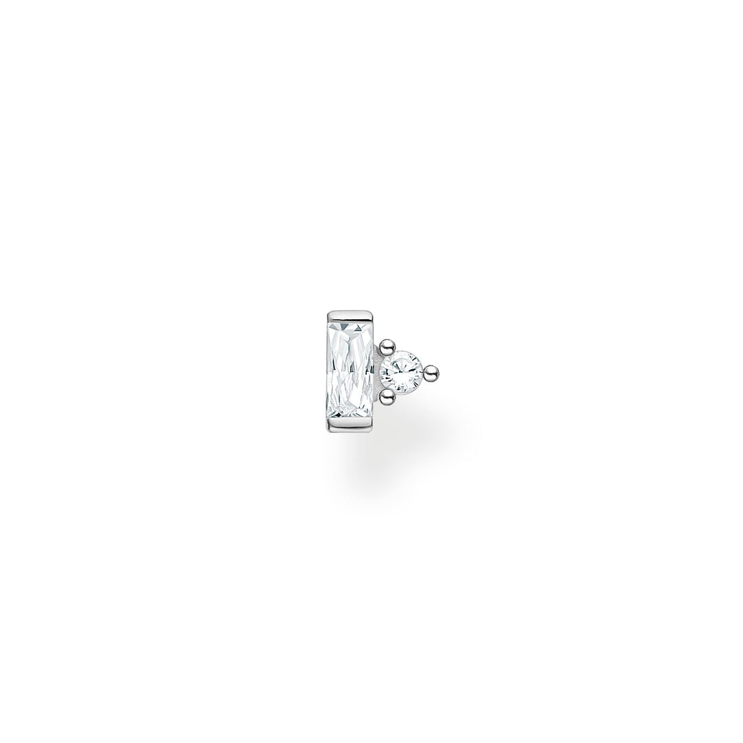 Thomas Sabo - White Stones Single Ear Stud Silver