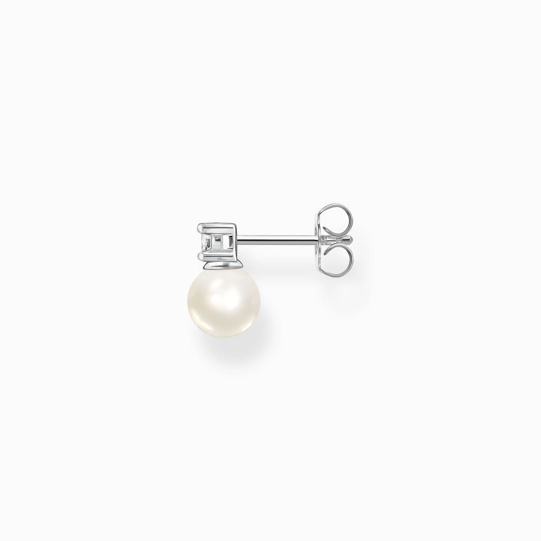 Thomas Sabo - Delicate Pearl Single Stud - Silver