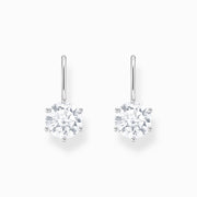 Thomas Sabo - White CZ Earrings - Silver