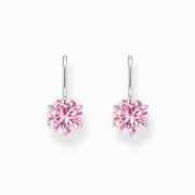 Thomas Sabo - Pink CZ Earrings - Silver