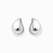 Thomas Sabo - Organic Drop Shape Earrings - Silver