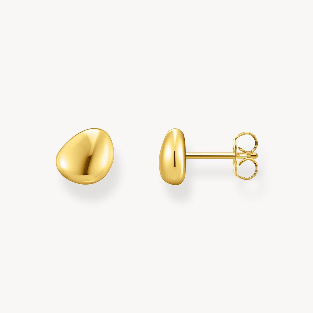 Thomas Sabo - Organic Shape Stud Earrings - Gold