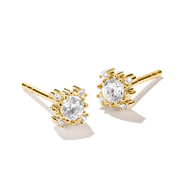 Thomas Sabo - Graduated Claw Earring Studs With White Zirconia - Gold