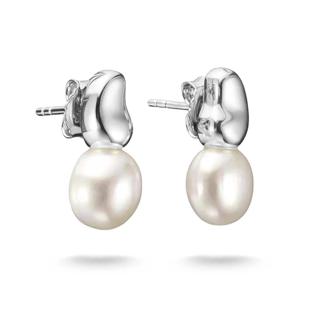 Thomas Sabo - Bold Elegence Pearl Earring Studs - Silver