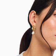 Thomas Sabo - Natural Beauty Freshwater Pearl Earrings - Gold