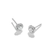 Thomas Sabo - Round Stud Earrings With Brilliant-Cut Zirconia - Silver