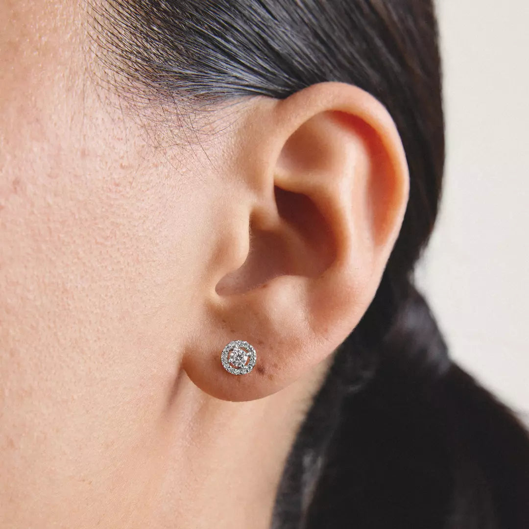 Thomas Sabo - Round Stud Earrings With Brilliant-Cut Zirconia - Silver