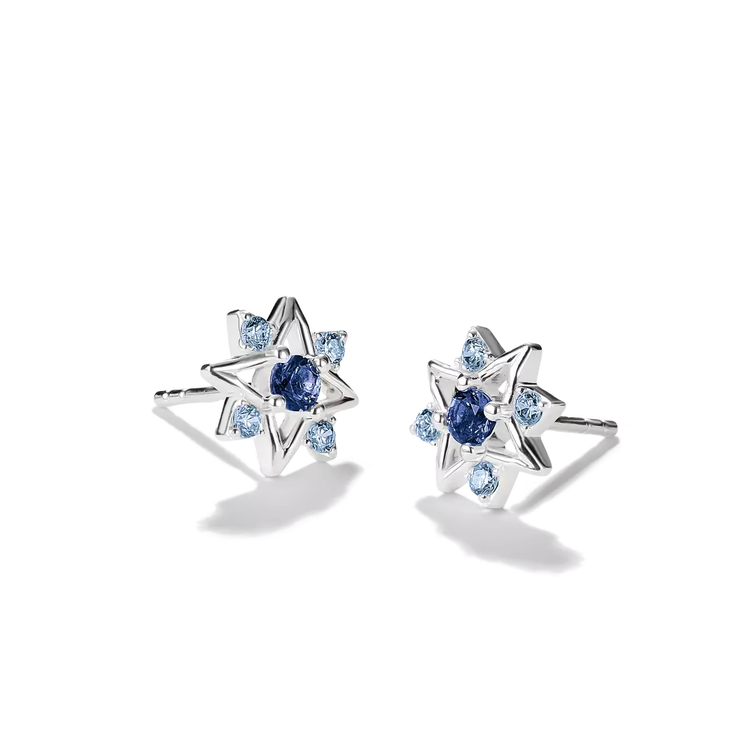 Thomas Sabo - Midnight Skies Star Stud Earrings With White Zirconia - Silver