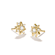 Thomas Sabo - Midnight Skies Star Stud Earrings With White Zirconia - Gold