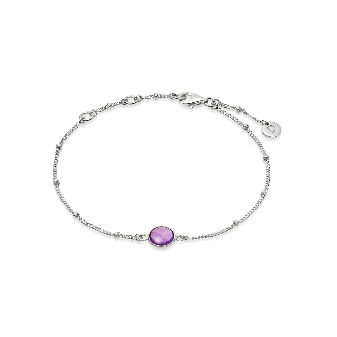 Daisy London - Amethyst Healing Bracelet - Silver