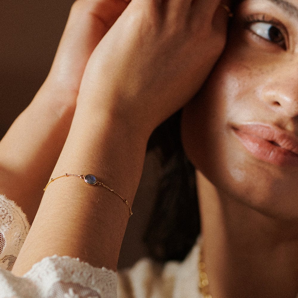 Daisy London - Labradorite Healing Bracelet - Gold