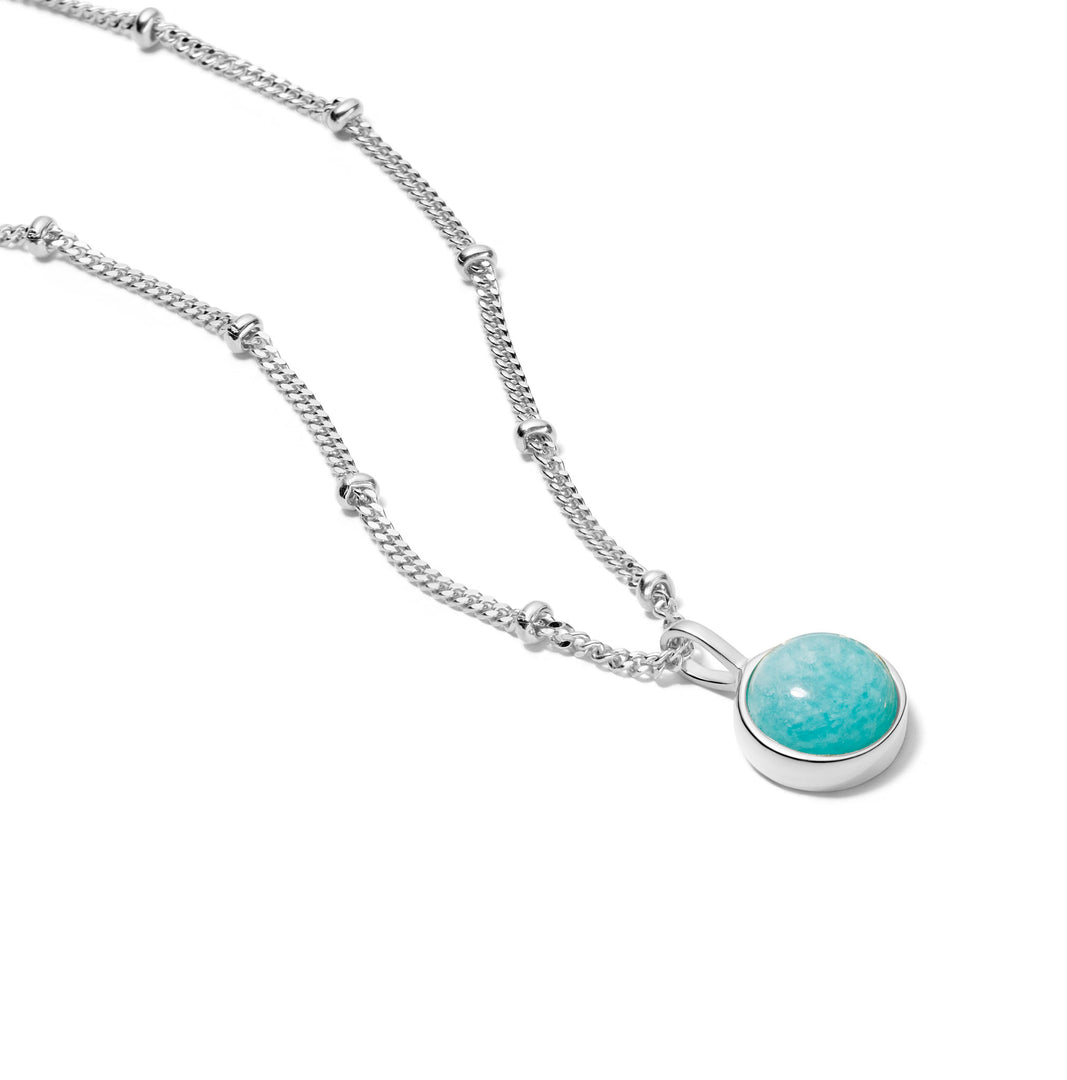 Daisy London - Amazonite Healing Necklace - Silver