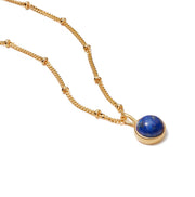 Daisy London - Lapis Healing Necklace - Gold