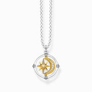 Thomas Sabo - Gold Star and Moon Necklace - Silver