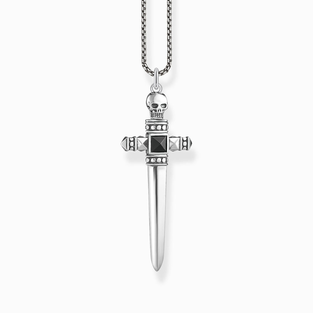 Thomas Sabo - Small Skull Cross Sword Necklace