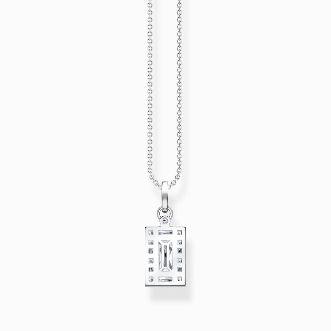 Thomas Sabo - White Stone Necklace - Silver