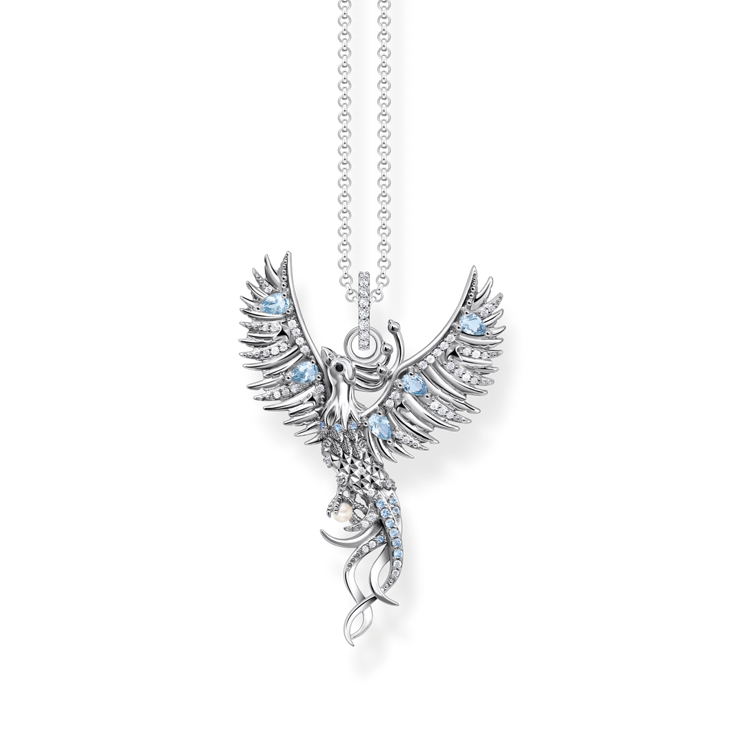 Thomas Sabo - Colourful Phoenix Necklace - Silver