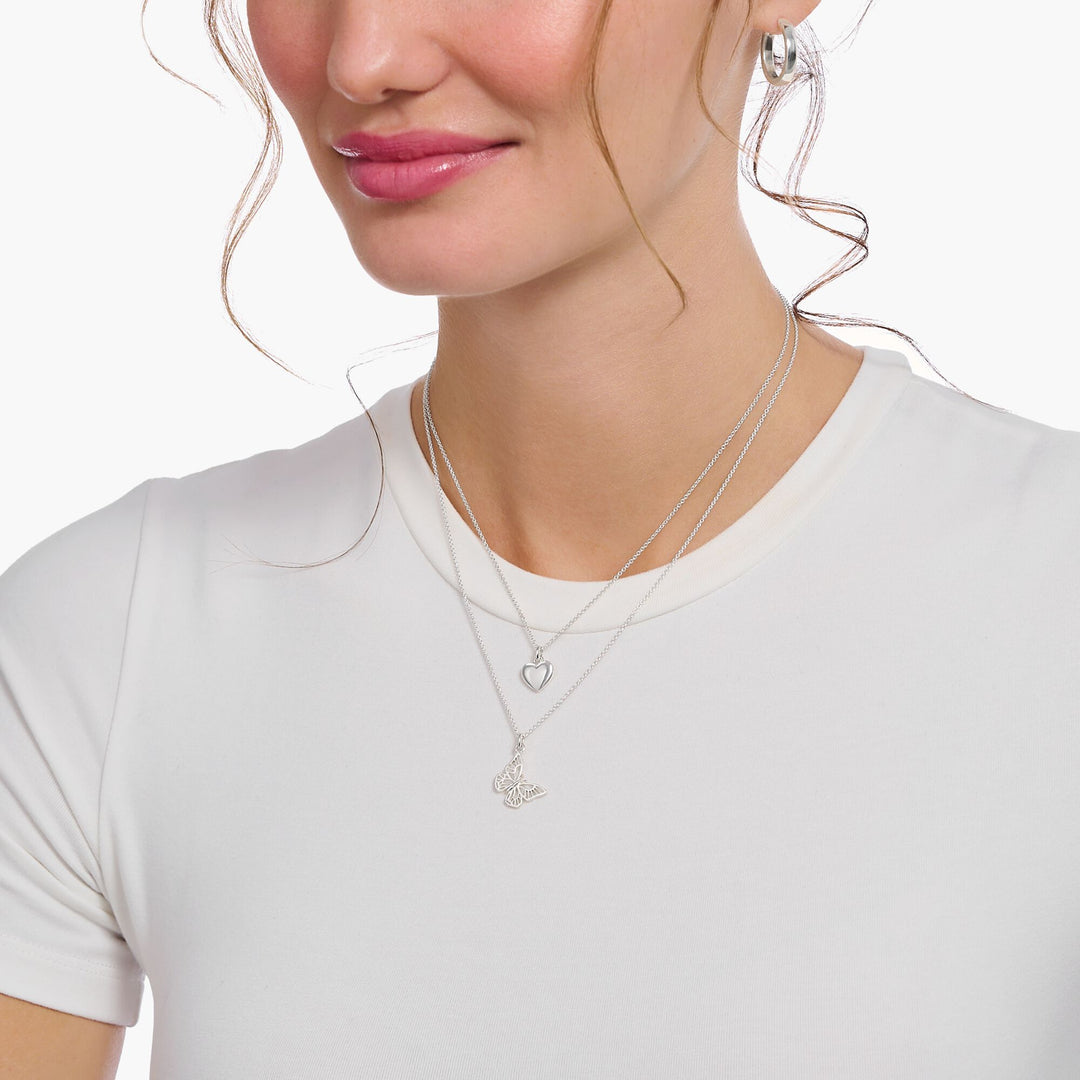 Thomas Sabo - Heart Pendant Necklace - Silver