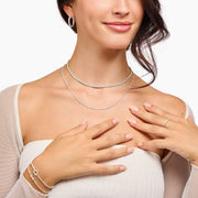 Thomas Sabo - White Stones Necklace - Silver