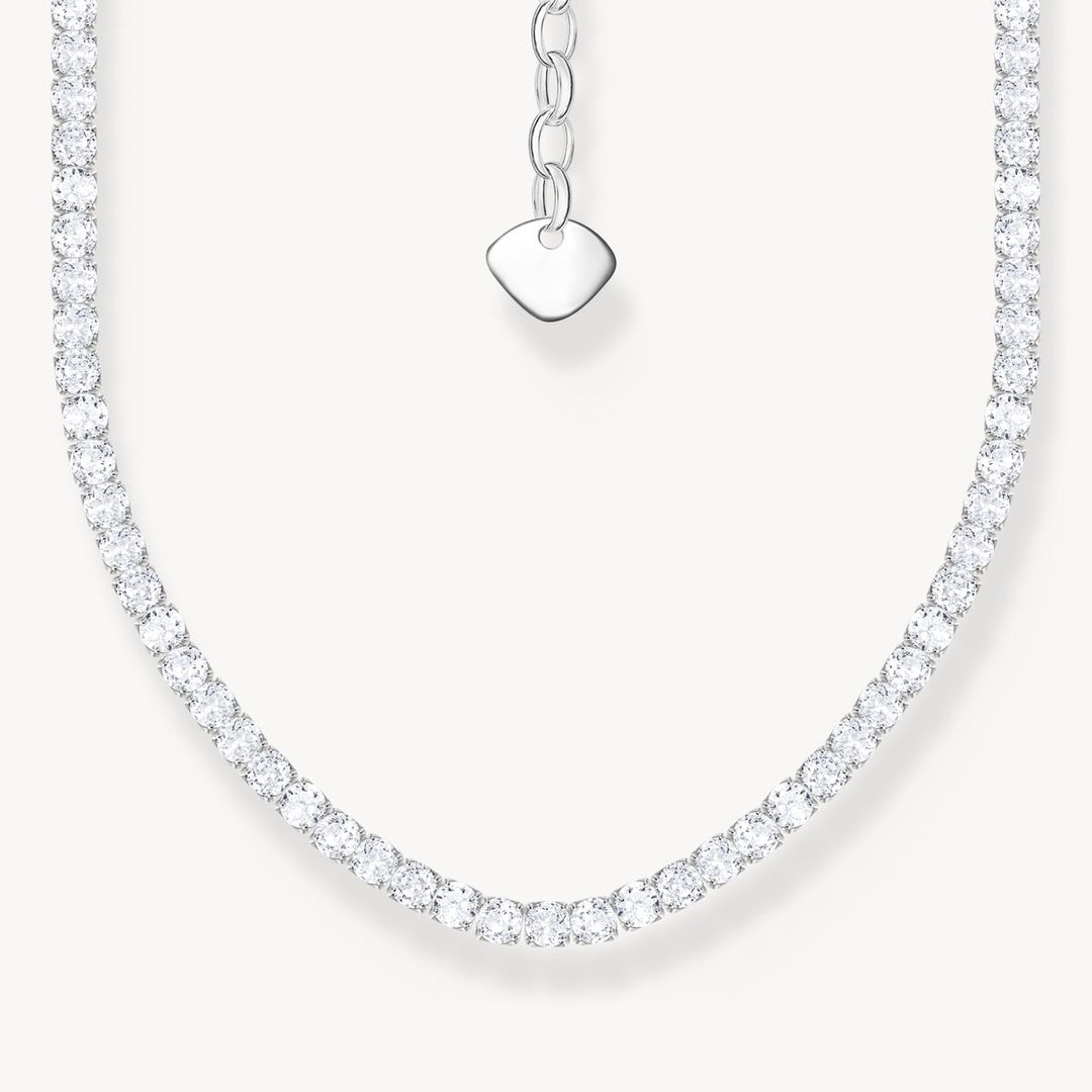 Thomas Sabo - White Stones Necklace - Silver