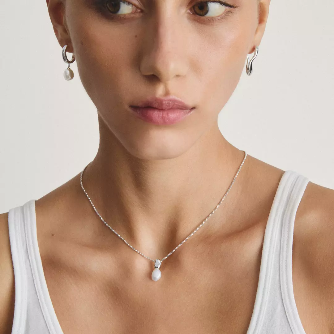 Thomas Sabo - Bold Elegence Mother-Of-Pearl Chain - Silver