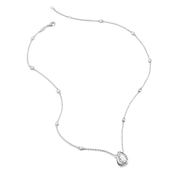 Thomas Sabo - Elyndra Teardrop Shape Chain With White Zirconia - Silver
