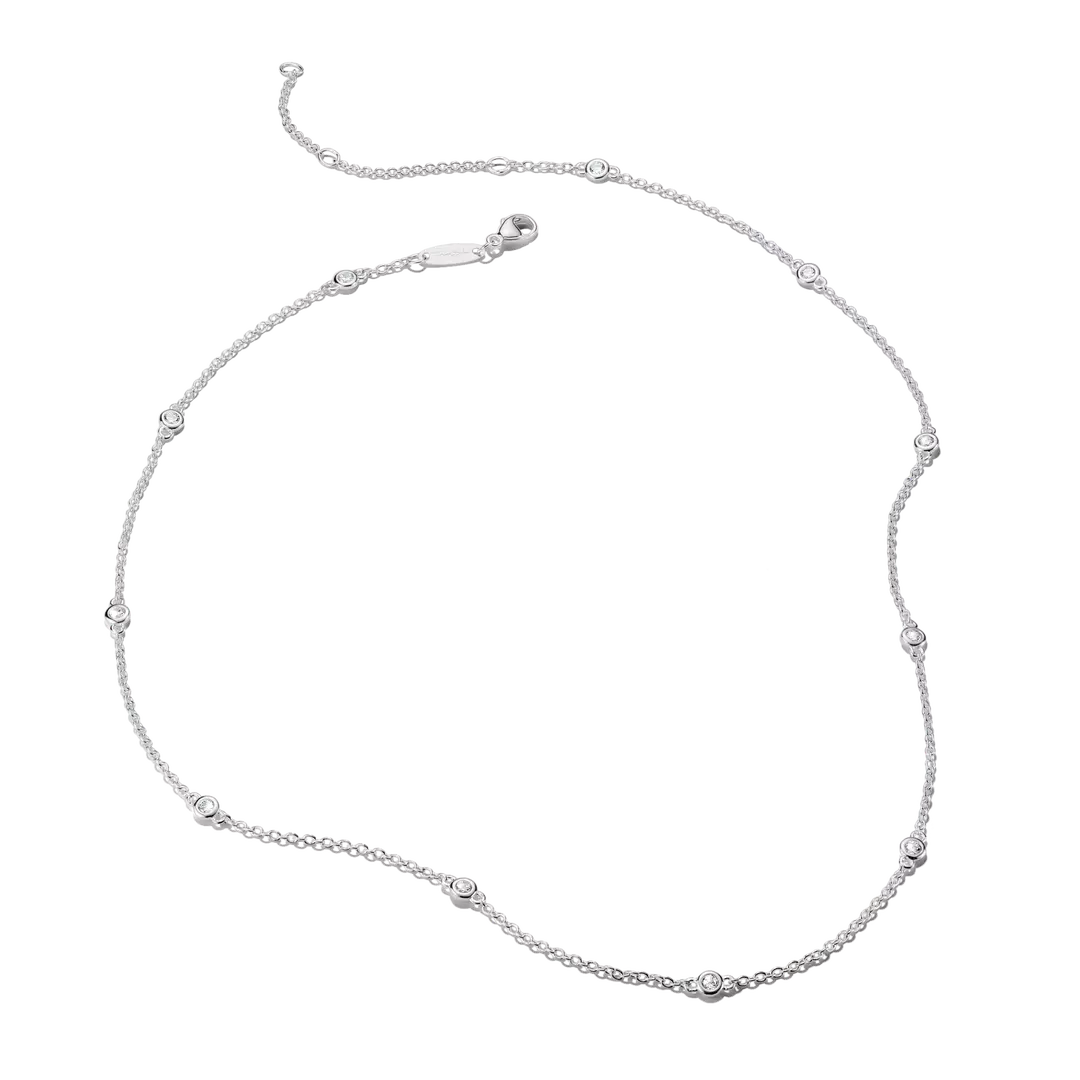 Thomas Sabo - Elyndra White CZ Necklace - Silver