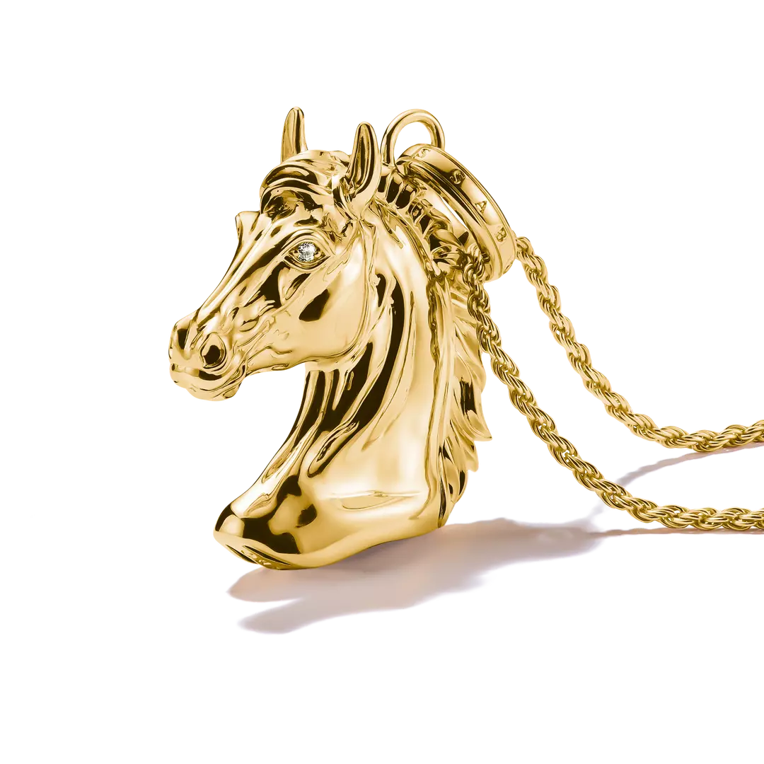 Thomas Sabo - Elyndra Horse Head Necklace - Gold
