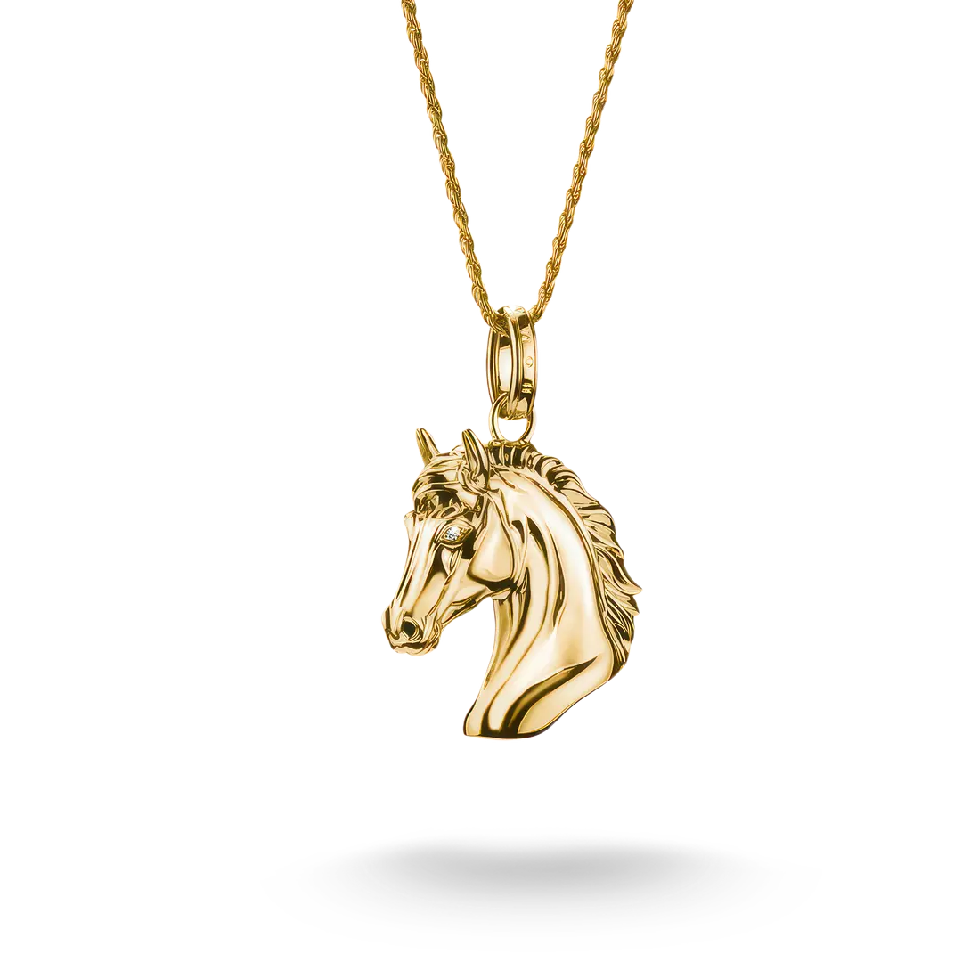 Thomas Sabo - Elyndra Horse Head Necklace - Gold