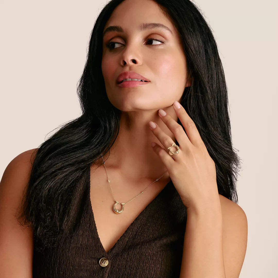 Thomas Sabo - Elyndra Horseshoe Necklace - Gold