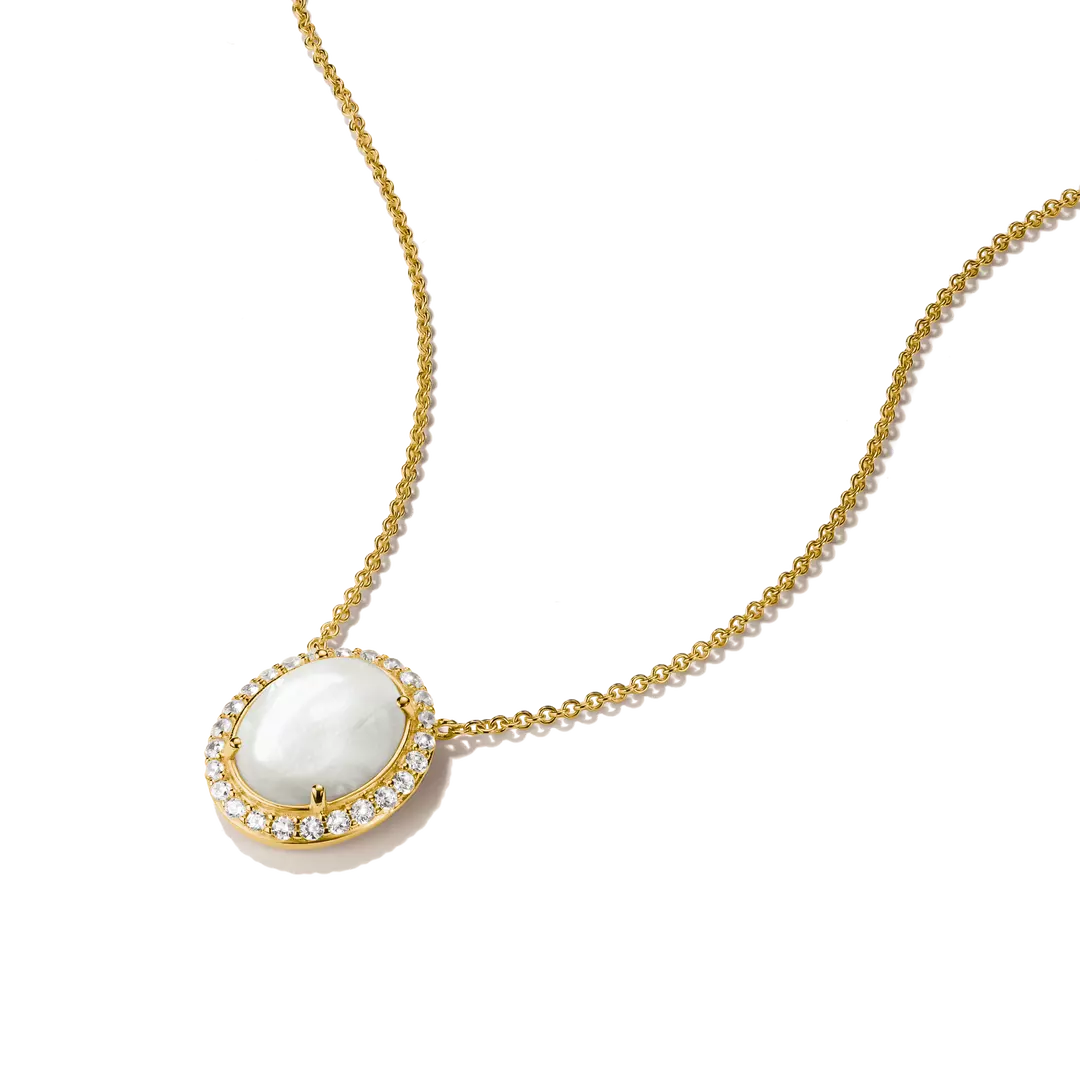 Thomas Sabo - Fluid Elegence Mother-Of-Pearl Chain With White Zirconia - Gold