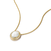 Thomas Sabo - Fluid Elegence Mother-Of-Pearl Chain With White Zirconia - Gold